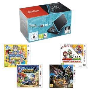 Turquoise + Warioware Gold + Monster Hunter 4 Ultimate + Fossil Fighter + Mario Paper Jam
