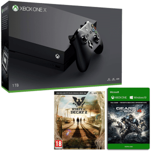 Xbox One X standard + Gears of War 4 + State of Decay 2 (démat) v2