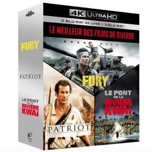 coffret 3 films de guerre 4k