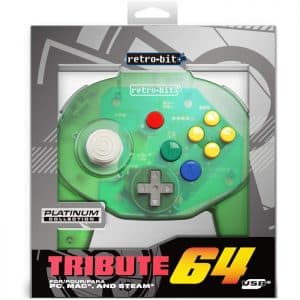 manette tribute 64 verte usb