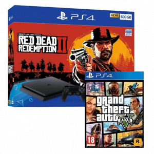 pack ps4 slim red dead gta 5