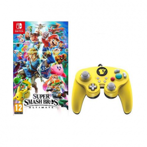pack smash bros manette pikachu pas cher