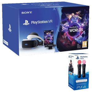 CASQUE PLAYSTATION VR V2 + MANETTES MOVE + CAMÉRA + VR WORLDS copie
