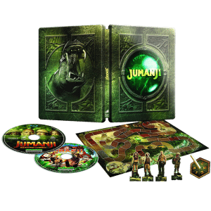 JUMANJI BLU-RAY STEELBOOK + JEU DE PLATEAU