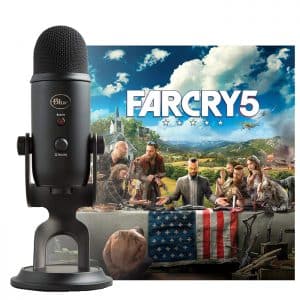 Microp USB Blue Blackout Yeti + Far Cry 5 PC