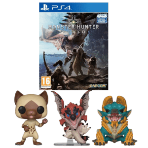 monster hunter world ps4 3 funko