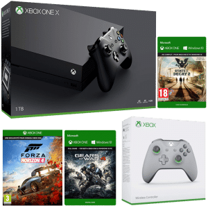 pack xbox one x forza horizon 4 2 manettes gears of war 4 state of decay 2