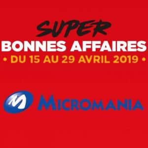 super bonnes affaires micromania 15 04 19