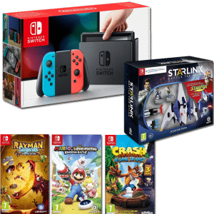 switch starlink crash bandicoot trilogy mario lapins crétins rayman legends