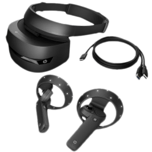 Casque de Réalité Mixte HP Noir ébène 2 manettes