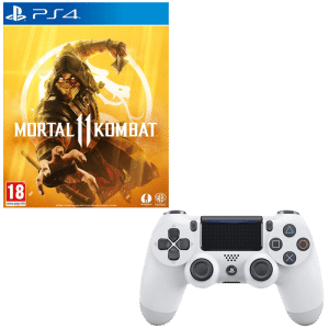 Mortal Kombat 11 PS4 + Manette Dualshock 4 Blanche
