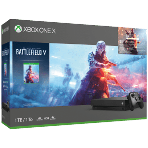 Pack Xbox One X Noire + Battlefield 5 + B 1 Revolution + Battlefield 1943