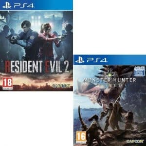 pack jeux resident evil 2 remake monster hunter