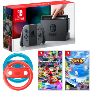 pack nintendo switch mario kart 8 team sonic racing
