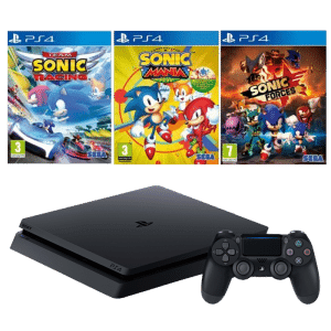 ps4 slim team sonic racing sonic mania plus sonic forces