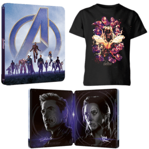 Avengers Endgame Steelbook 4K zavvi t shirt