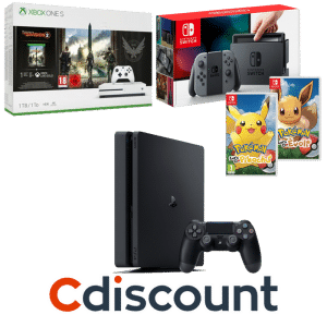 code cdiscount CONSOLES50 soldes ete 2019 v2