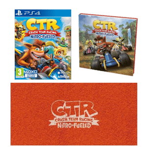 crash team racing serviette livre ps4