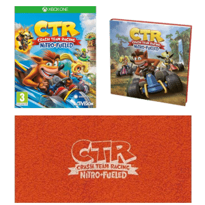 crash team racing serviette livre xbox one