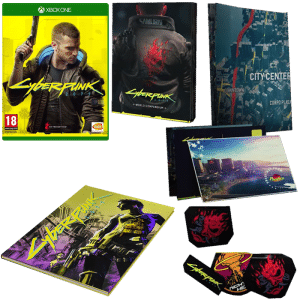cyberpunk 2077 day one xbox one comic book micromania