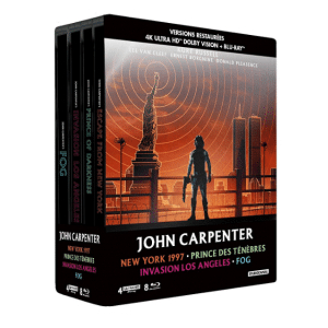 john carpenter coffret 4k steelbook