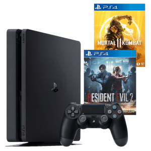 pack ps4 slim mortal kombat 11 resident evil 2 remake