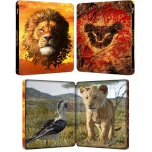 BLU RAY 4K STEELBOOK LE ROI LION film live