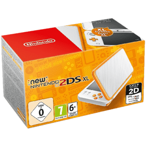 CONSOLE NEW NINTENDO 2DS XL BLANC ET ORANGE v2