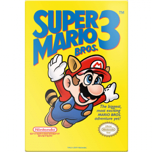 affiche-metal-chromalux-nintendo-super-mario-bros-3