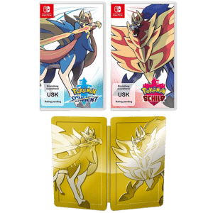 pokemon epee bouclier pack steelbook allemand