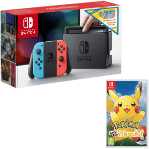pokemon lets go pikachu switch neon coupon 35 euros