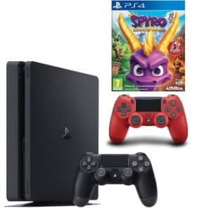 ps4 slim spyro 2 manettes rouge