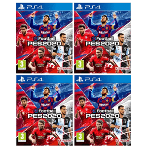 Promo pack 4 jeux PES 2020 sur PS4