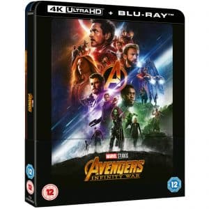 avengers infinity war 4k steebook