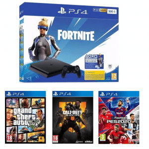 console fortnite 3 jeux boite