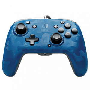 manette bleu camo pour nintendo switch