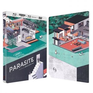 PARASITE EDITION COLLECTOR BLU RAY 4K 2D DVD STEELBOOK