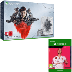 Xbox One x collector gears 5 FIFA 20 code