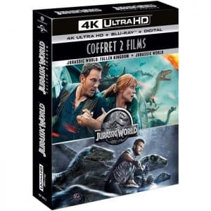 coffret jurassic world 1 et 2 blu ray 4k