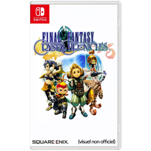 jaquette non officielle final fantasy crystal chronicles switch