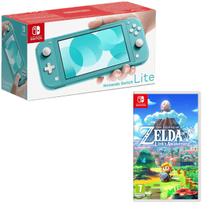 switch lite turquoise zelda links awakening