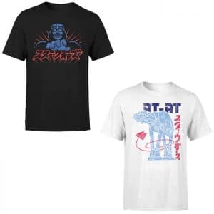2 t shirt star wars zavvi