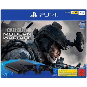 PS4 Slim COD Modern Warfare 2 manettes