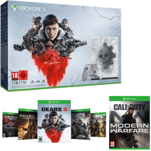 SLIDER xbox one x edition limitee collector gears 5 cod modern warfare v2