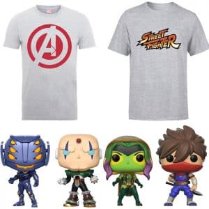 T shirt street fighter avengers 4 funko
