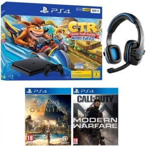 pack ps4 slim 500 Go ctr cod modern warfare micro casque