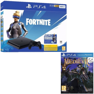 pack ps4 slim 500 Go fortnite medievil