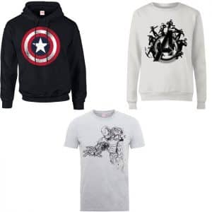promo Sweat et T Shirt Avengers zavvi 12 10 19
