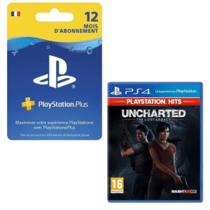 promo psn 12 mois uncharted lost legacy offert