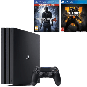 ps4 pro uncharted 4 cod black ops 4